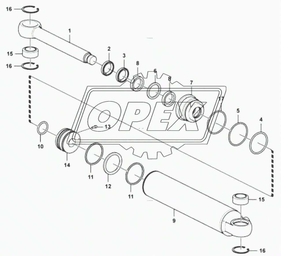 Steering cylinder (371368)