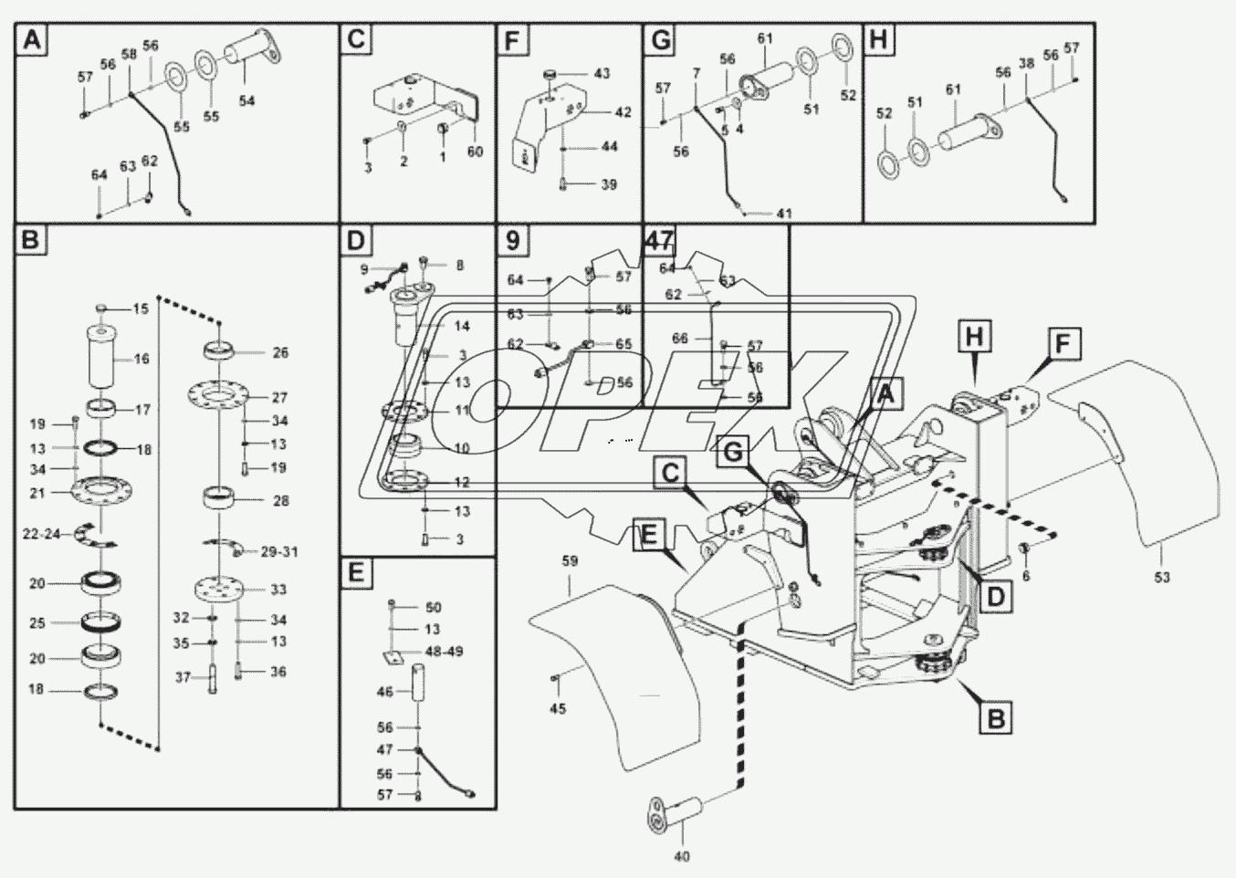 Front frame accessory