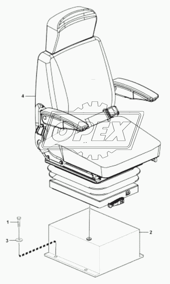 Driver seat assembly