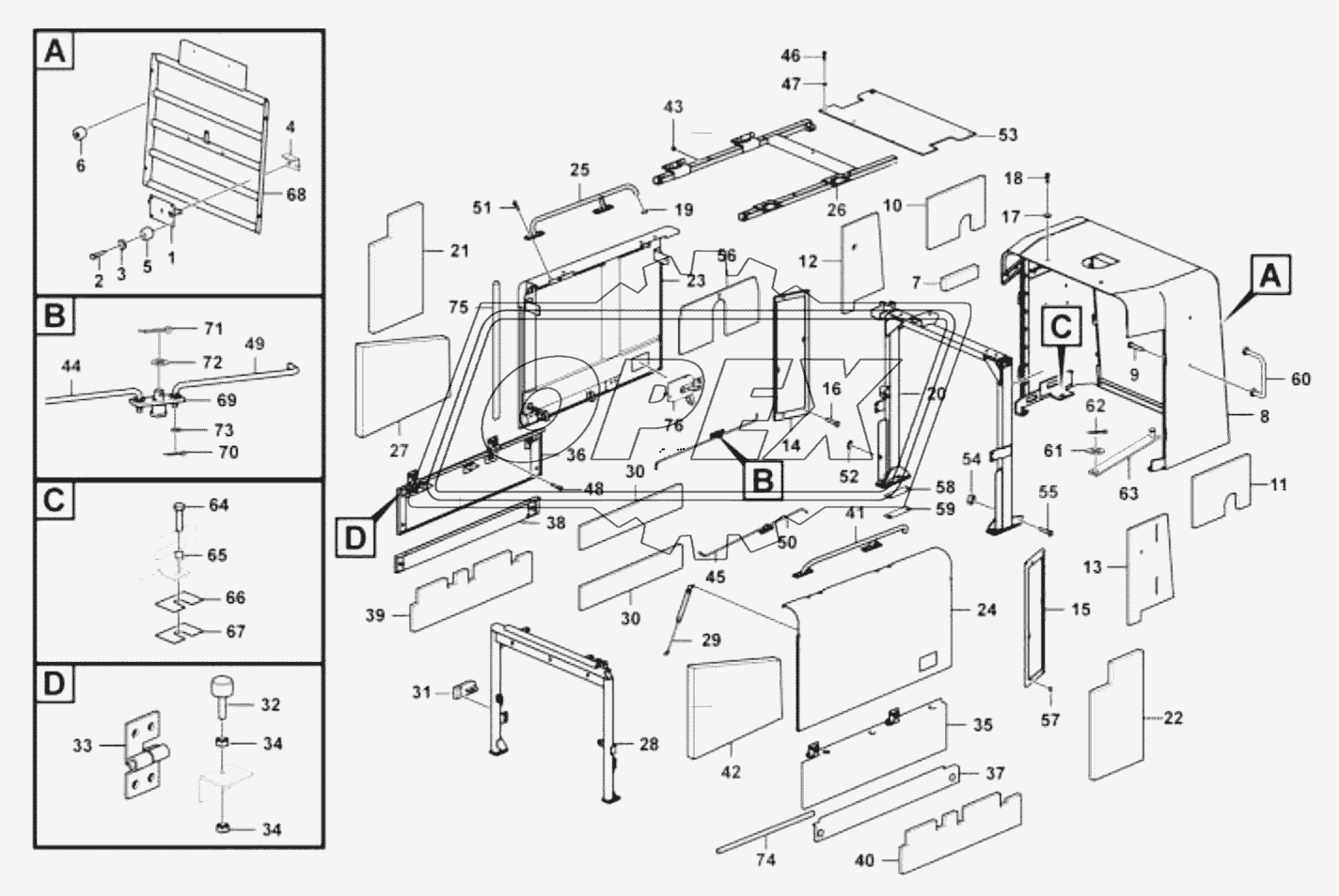 Engine hood assembly