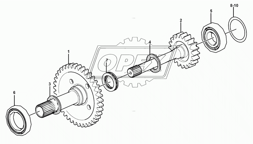 3rd shaft assembly