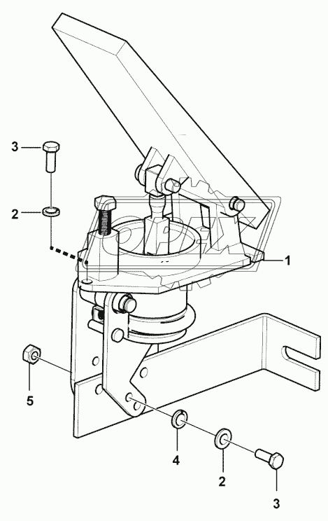 Accelerator pedal assembly