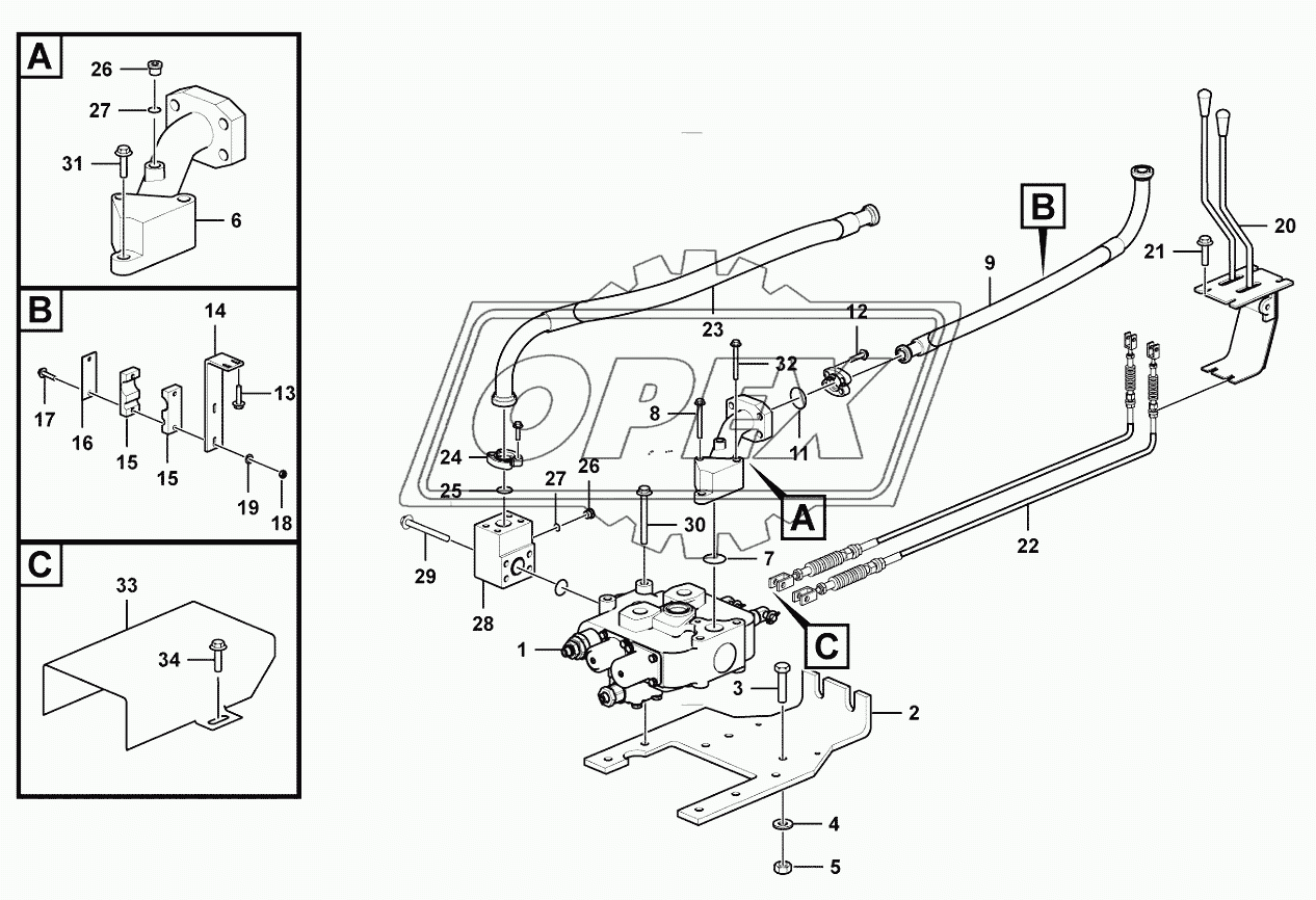 Hydraulic control assembly