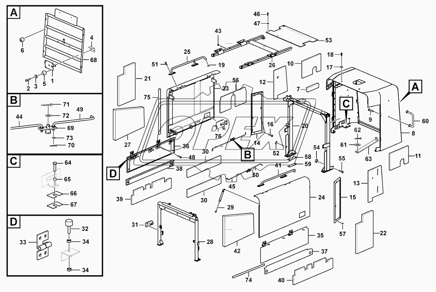 Engine hood assembly