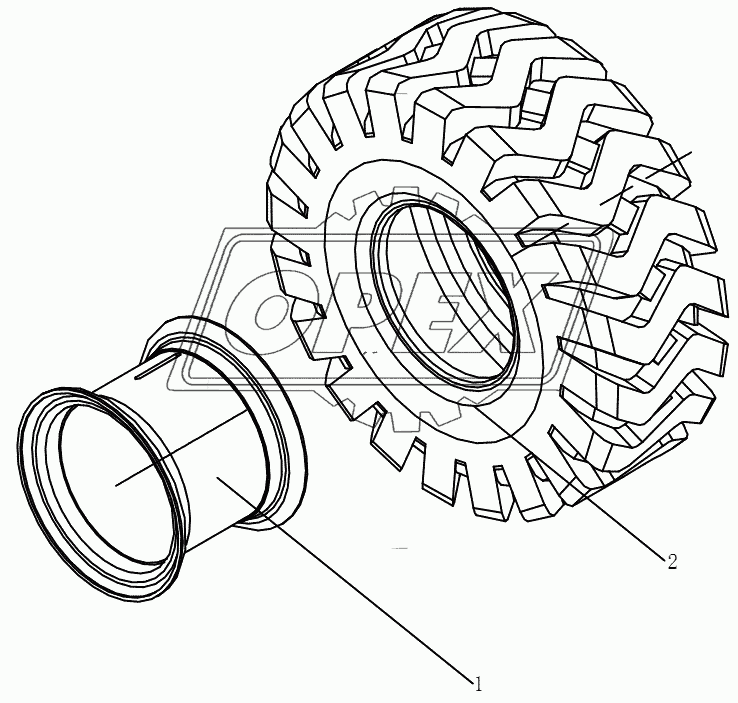 RIM AND TYRE ASSEMBLY