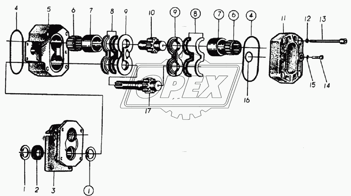 WORKING GEAR PUMP