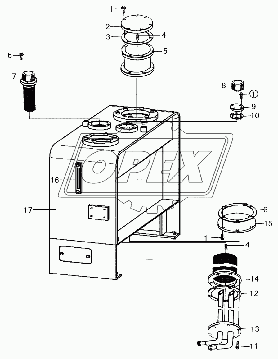 HYDRAULIC TANK ASSEMBLY