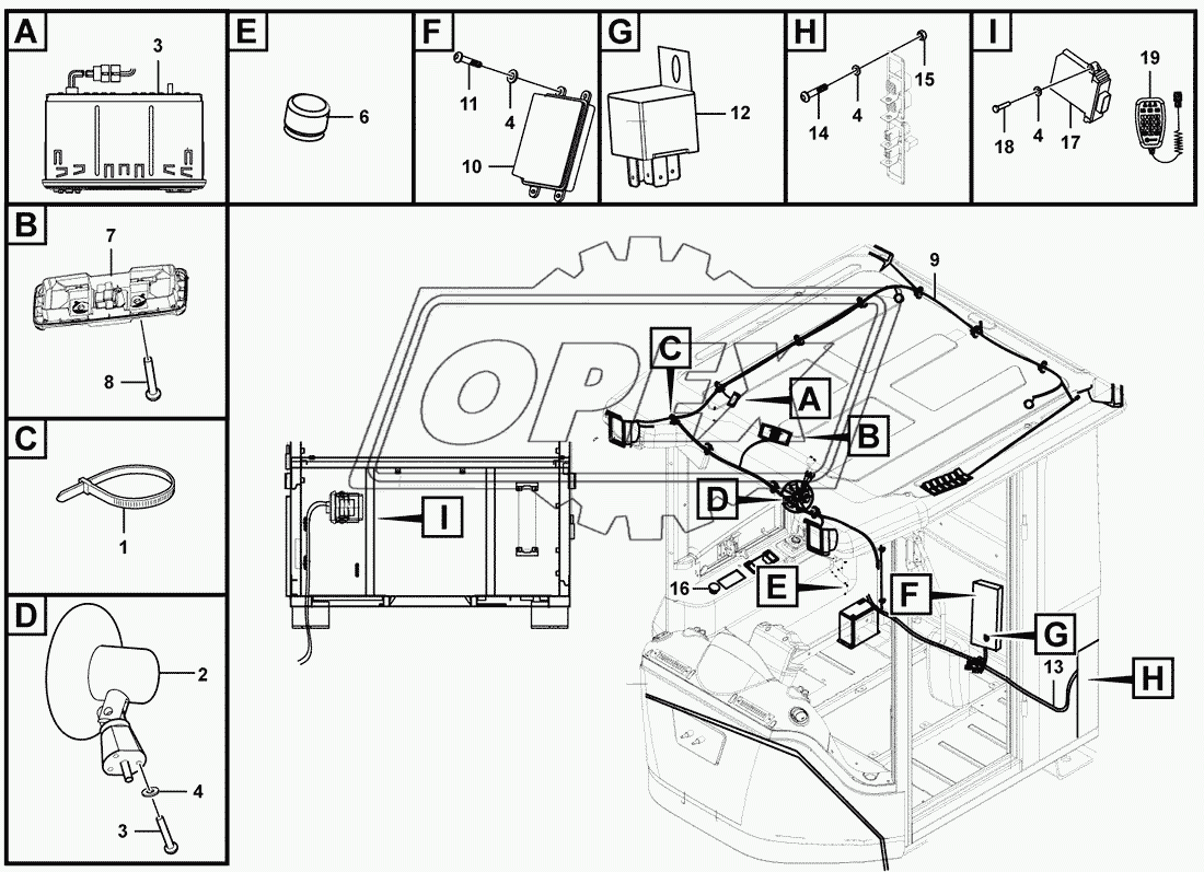 Cab electric system 2