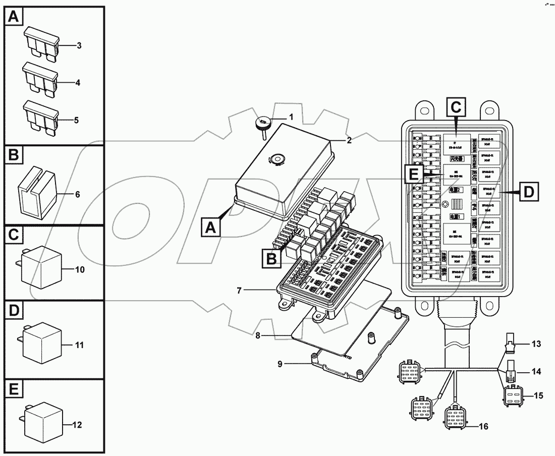 (330602) Fuse and relay unit