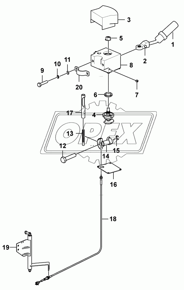 (3713CH) Shift mechanism