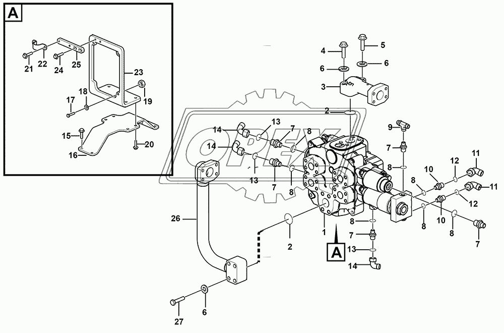 KM300-II-19A Control valve assembly