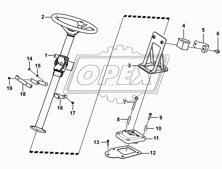 Steering column assembly