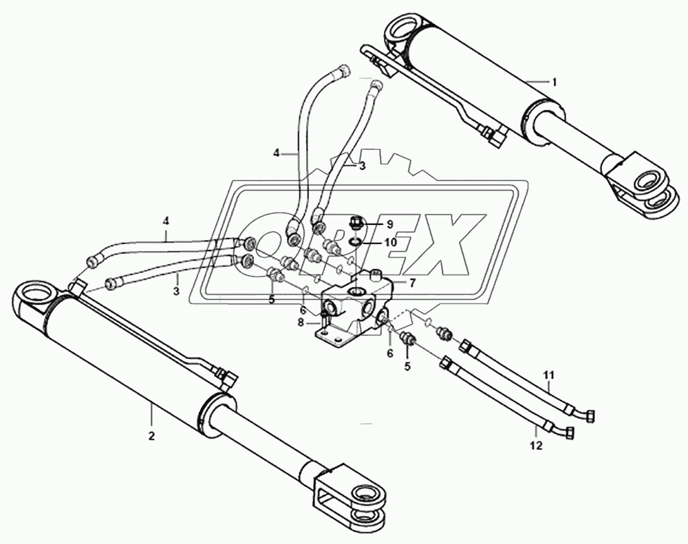 Steering cylinder