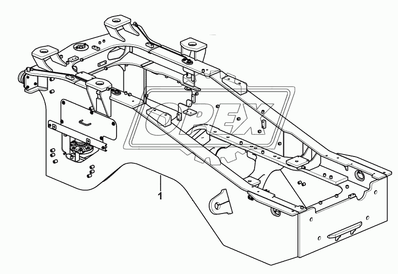 Rear frame