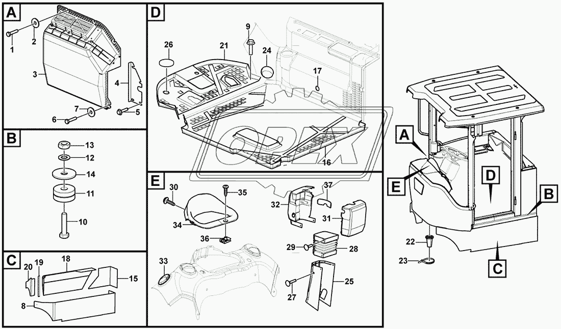 Cab accessories