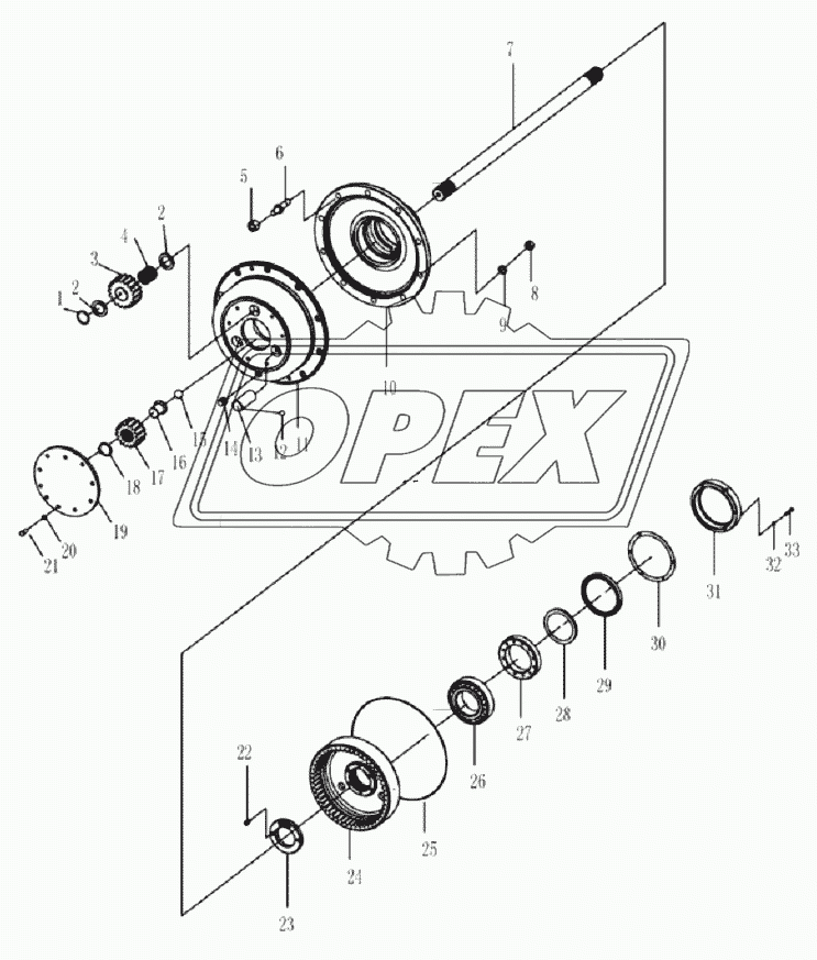 FINAL DRIVE ASSEMBLY (REAR AXLE)