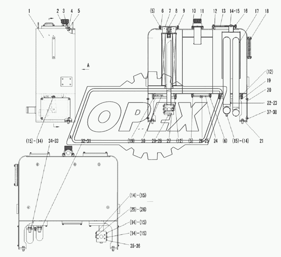 HYDRAULIC TANK ASSEMBLY