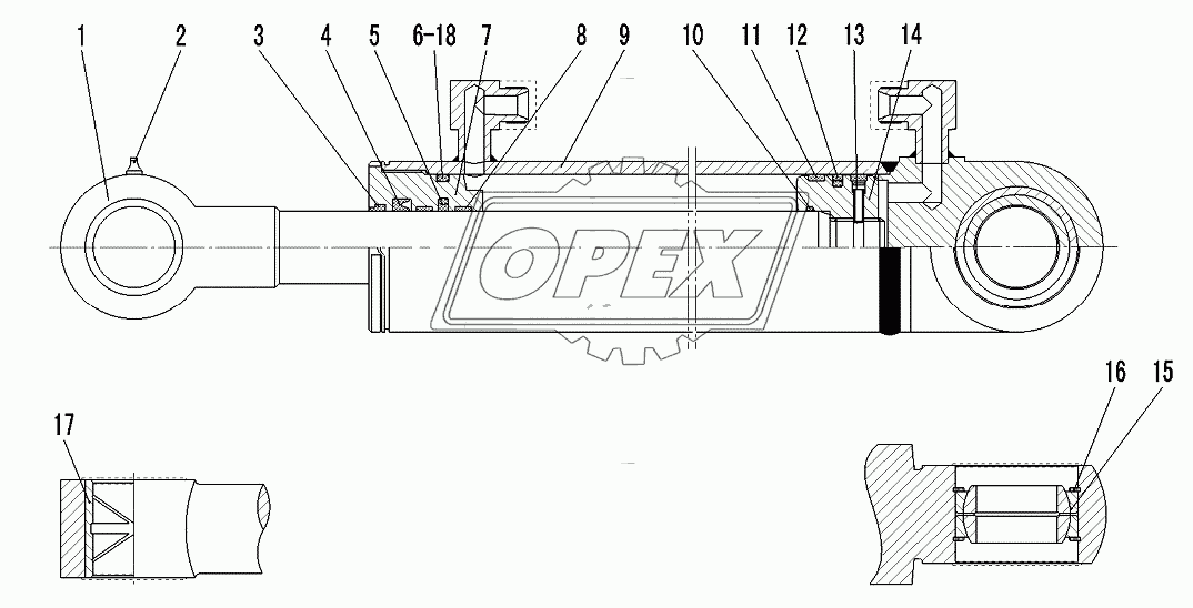 STEERING CYLINDER (371368)