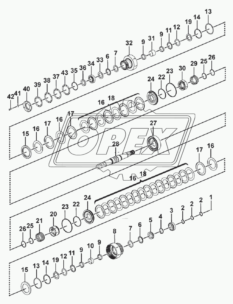 Hydraulic clutch k34