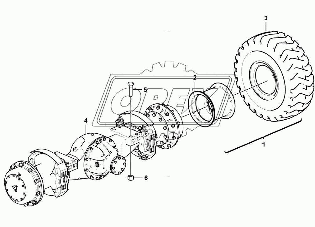 Front axle system