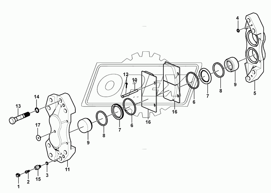 (371328) Brake caliper assembly