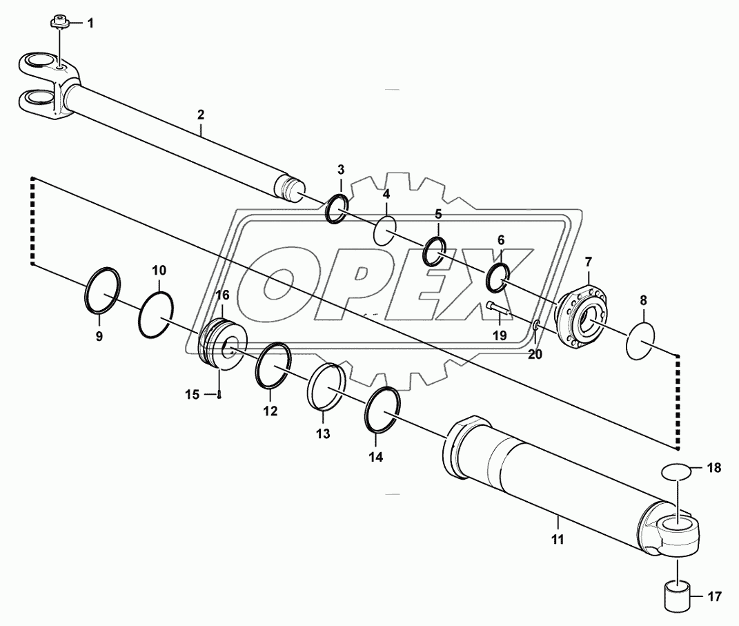 (371368) Lift arm cylinder