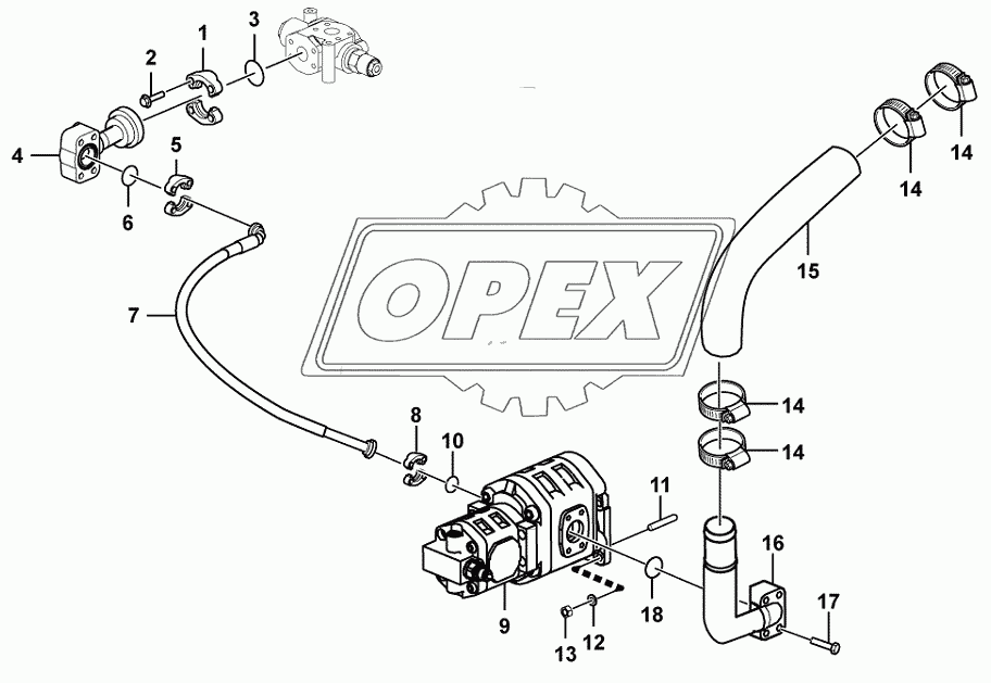 Steering pump assembly