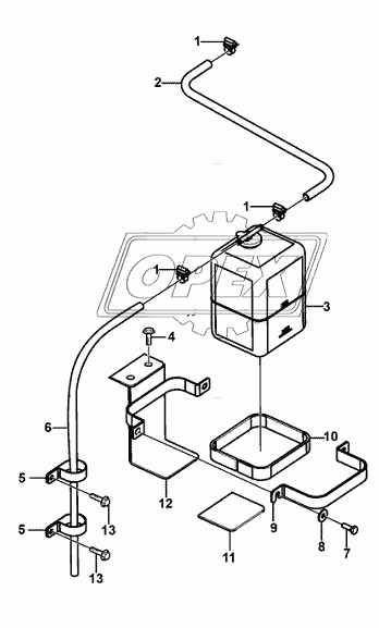 Expansion tank assembly