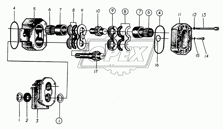WORKING GEAR PUMP