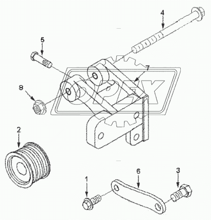 MOUNTINT, ALTERNATOR EH9434