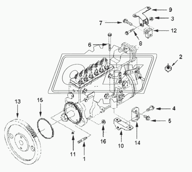 MOUNTING, FUEL PUMP FP90636
