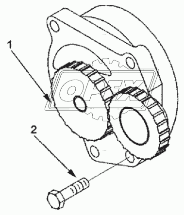 PUMP,LUBRICATING OIL LP 9725