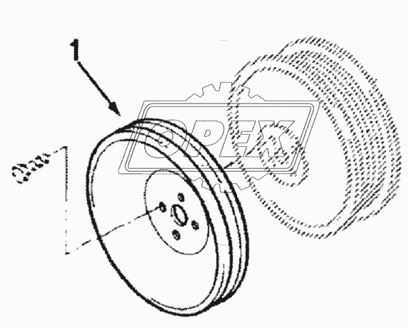 PULLEY, ACCESSORY PA 9001