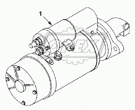 MOTOR, STARTING ST 9345