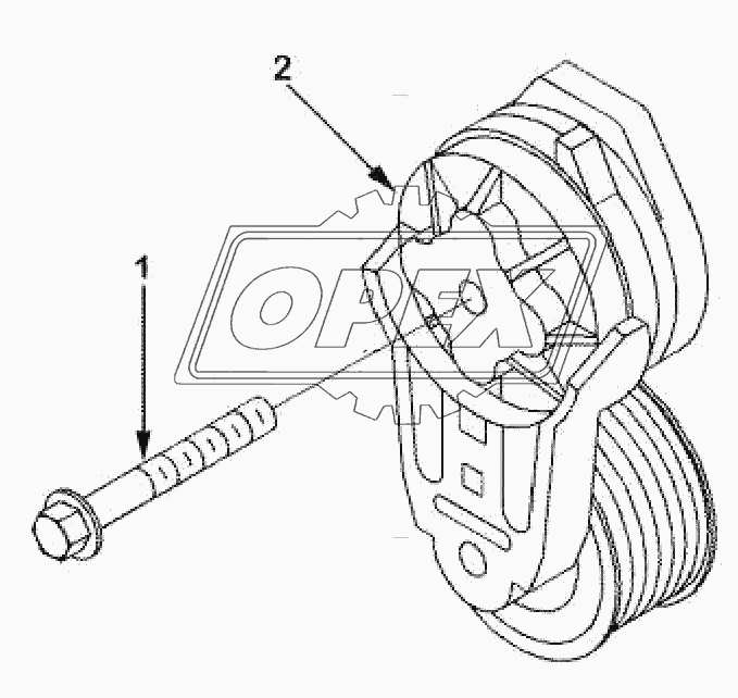 TENSIONER, BELT WP 9916