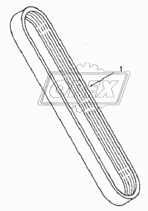 DRIVE,WATER PUMP WP 9967