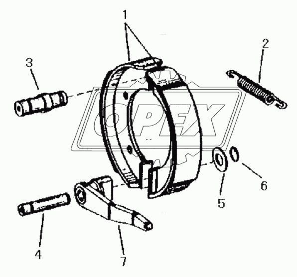 PARKING BRAKE 0501 003