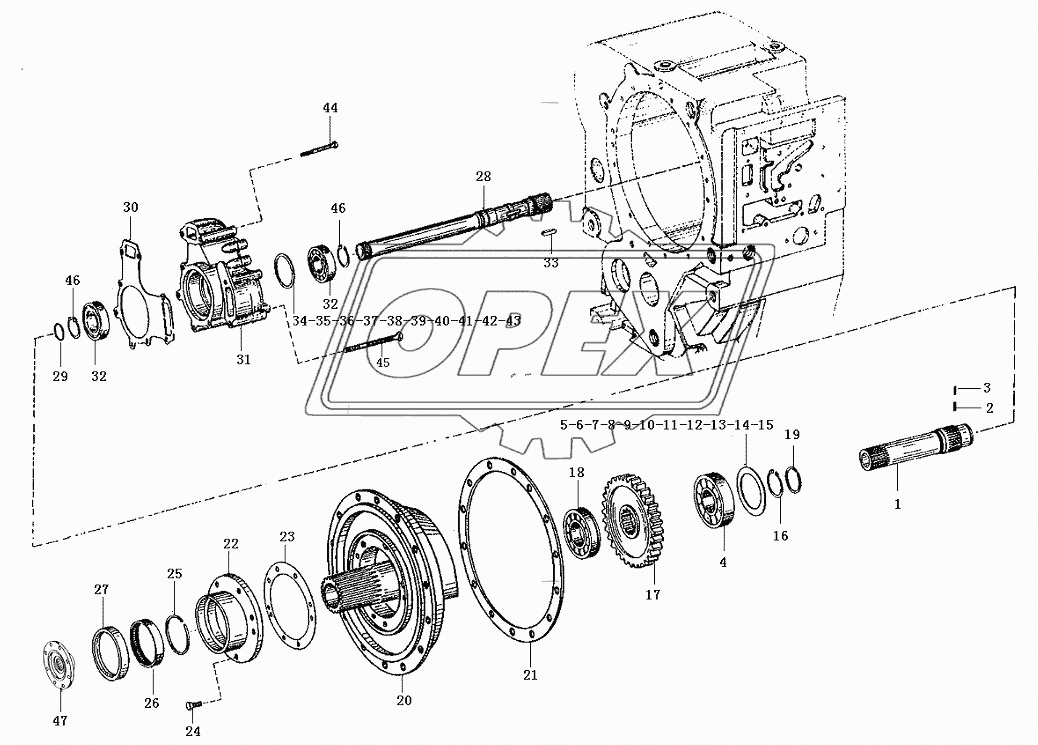 Transmission input section C4-4110000042