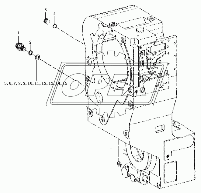 Transmission speed sensor C20-4110000042