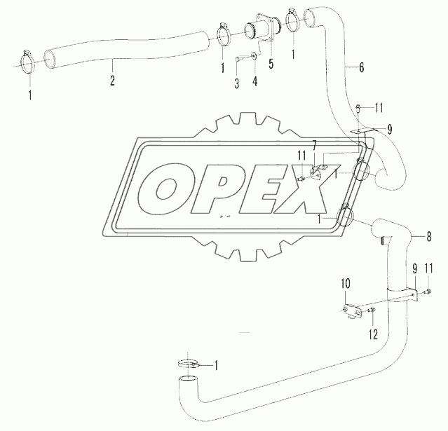 Water hose A3-2903002257