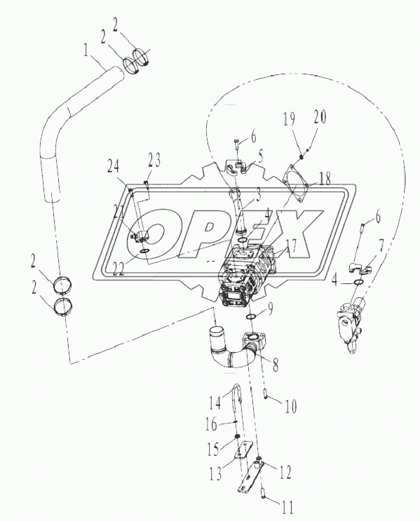 Steering pump system I1-2919001205