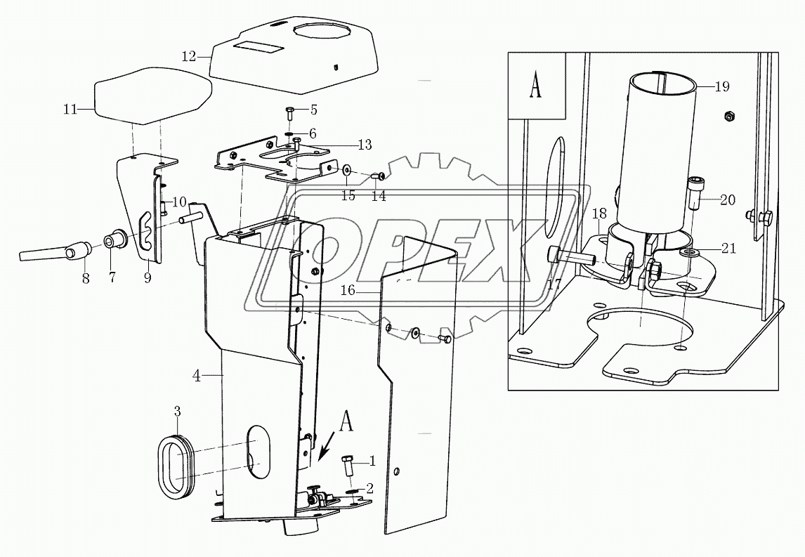 Operator box assembly L5-2932000973