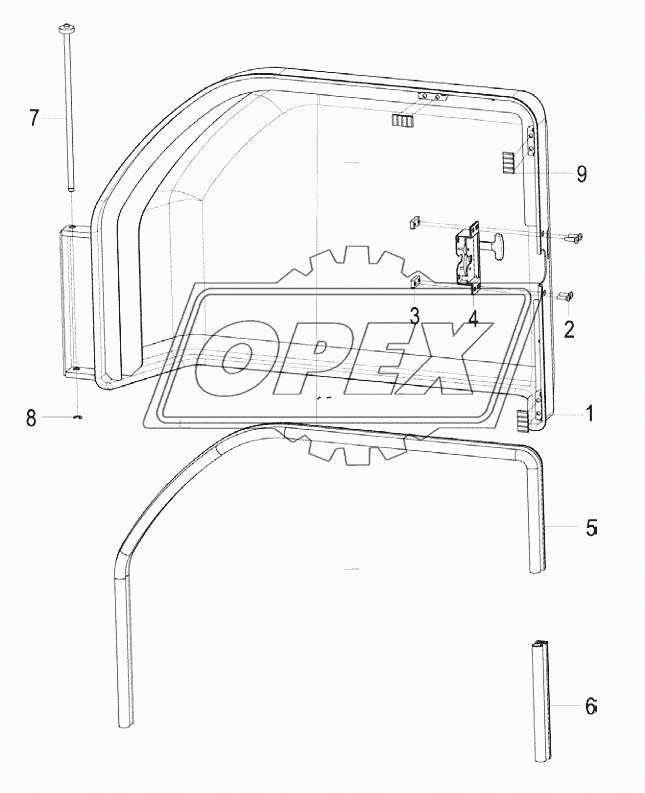 Air conditioner cover assembly L6-2929001630