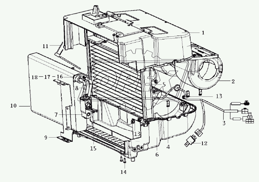 Evaporator assembly N4-4190002757