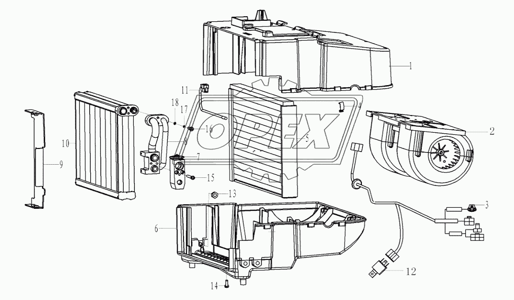 Evaporator assembly N5-4190002757