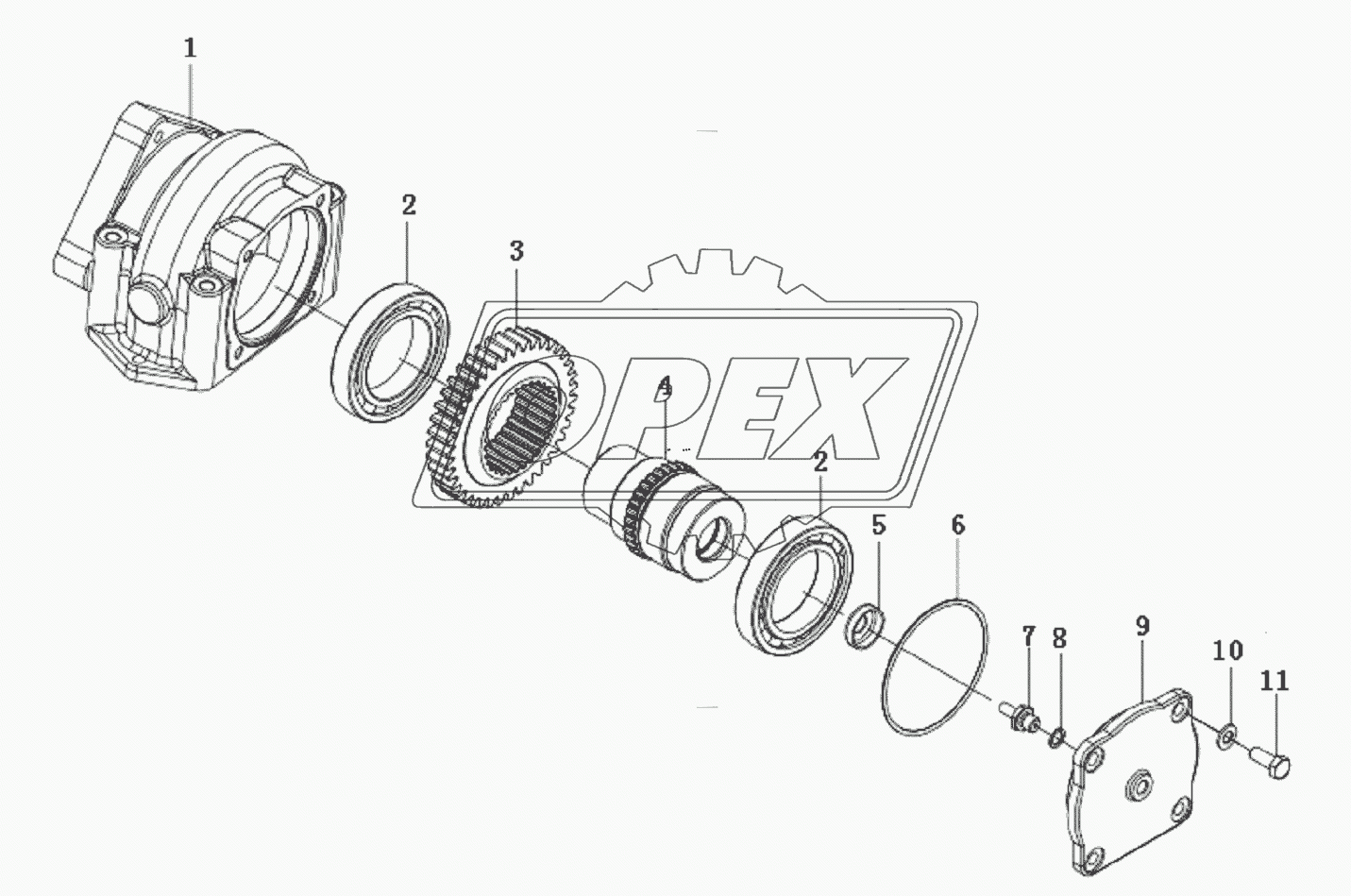 Power take-off component 1