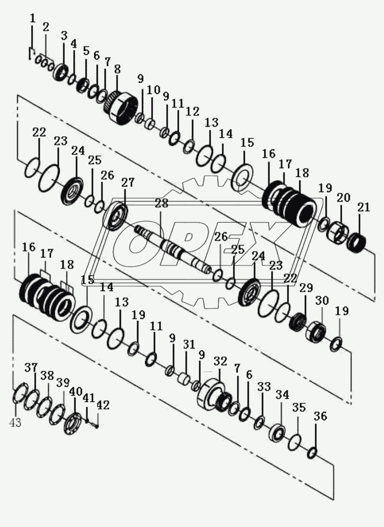 Hydraulic clutch k34