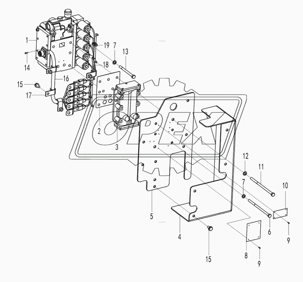 Trasmission control valve assemble