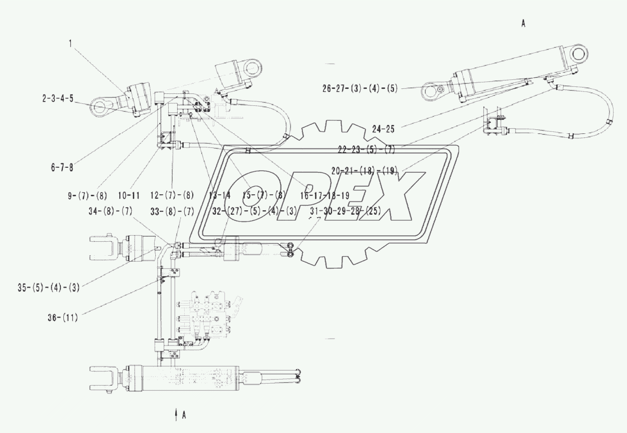 LIFT ARM CYLINDER ASSEMBLY