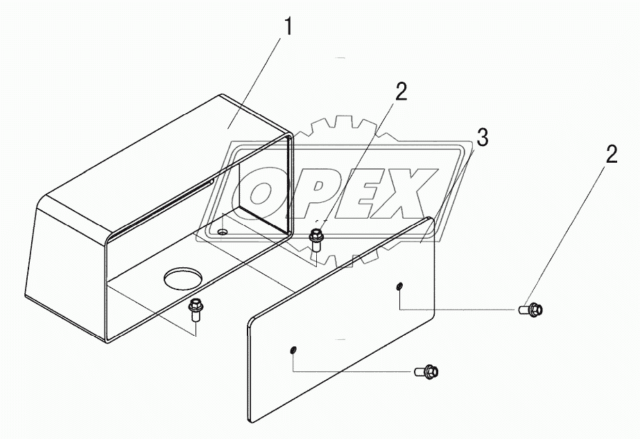 REAR STEERING LAMP HOOD